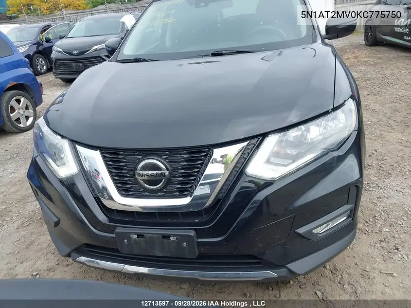 2019 NISSAN ROGUE VIN 5N1AT2MV0KC775750 — фото 12