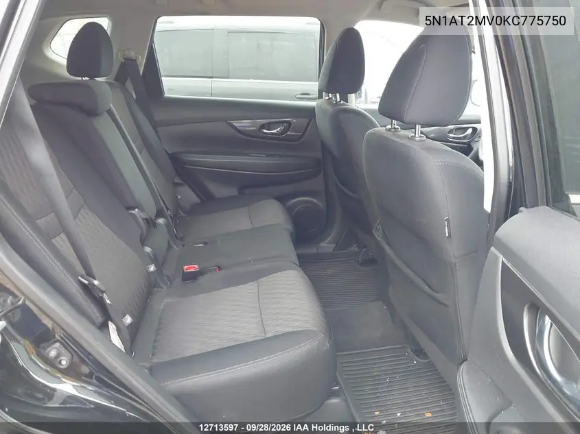 2019 NISSAN ROGUE VIN 5N1AT2MV0KC775750 — фото 8