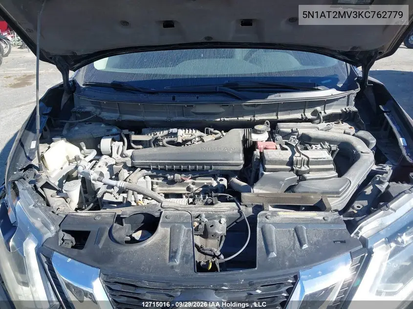 2019 NISSAN ROGUE VIN 5N1AT2MV3KC762779 — фото 10