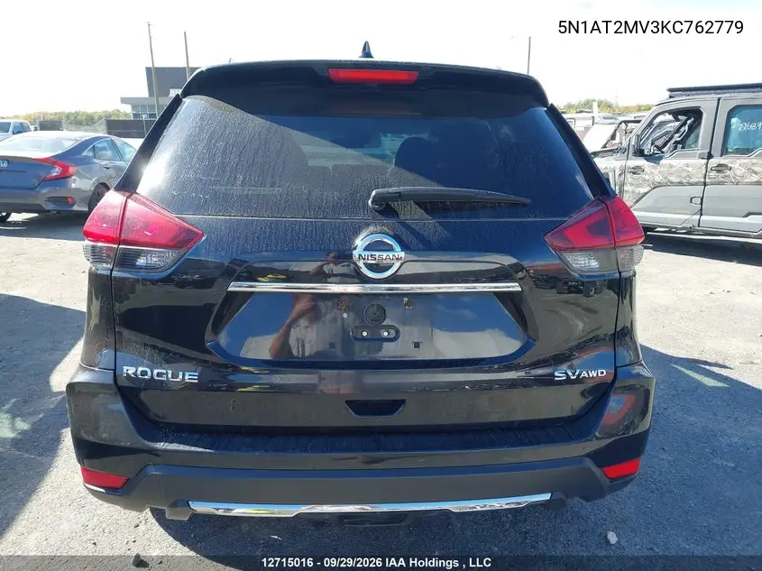 2019 NISSAN ROGUE VIN 5N1AT2MV3KC762779 — фото 16