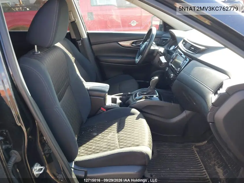 2019 NISSAN ROGUE VIN 5N1AT2MV3KC762779 — фото 5