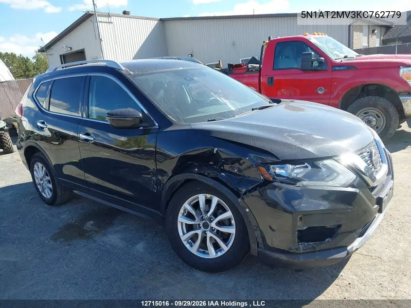 2019 NISSAN ROGUE VIN 5N1AT2MV3KC762779 — фото 6