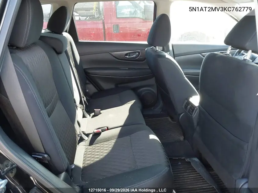 2019 NISSAN ROGUE VIN 5N1AT2MV3KC762779 — фото 8