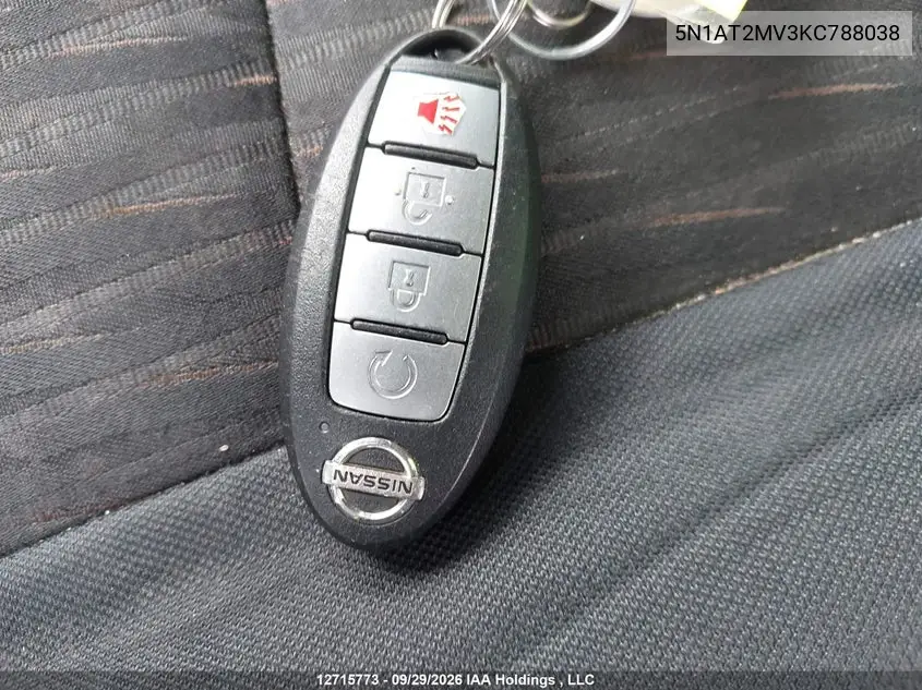 2019 NISSAN ROGUE VIN 5N1AT2MV3KC788038 — фото 10