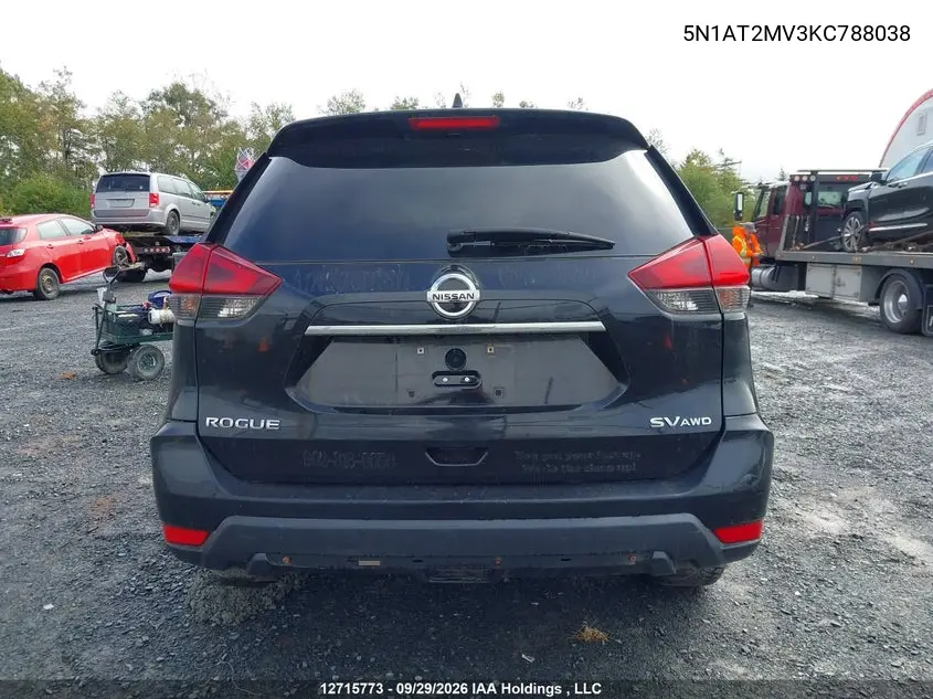 2019 NISSAN ROGUE VIN 5N1AT2MV3KC788038 — фото 16