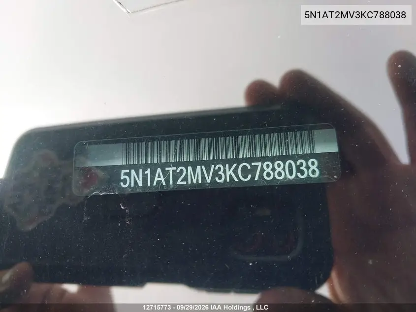 2019 NISSAN ROGUE VIN 5N1AT2MV3KC788038 — фото 20