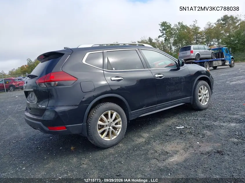 2019 NISSAN ROGUE VIN 5N1AT2MV3KC788038 — фото 4