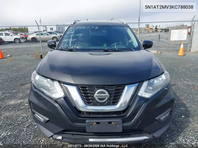 2019 NISSAN ROGUE VIN 5N1AT2MV3KC788038 — фото 6