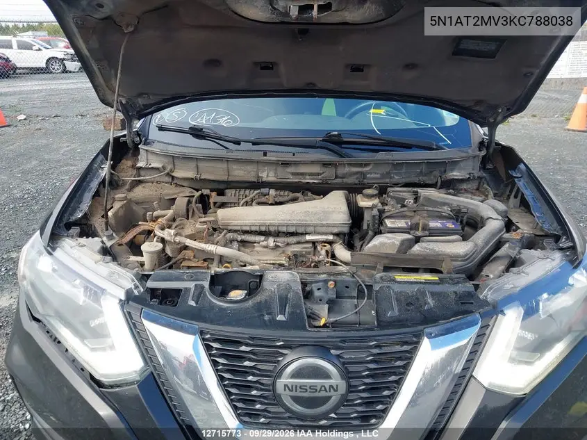 2019 NISSAN ROGUE VIN 5N1AT2MV3KC788038 — фото 9
