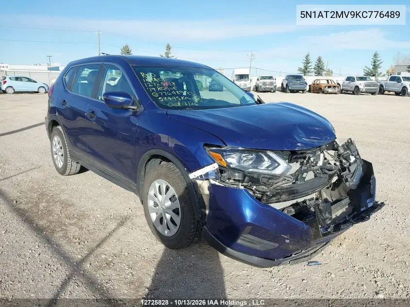 NISSAN ROGUE 2019, VIN 5N1AT2MV9KC776489