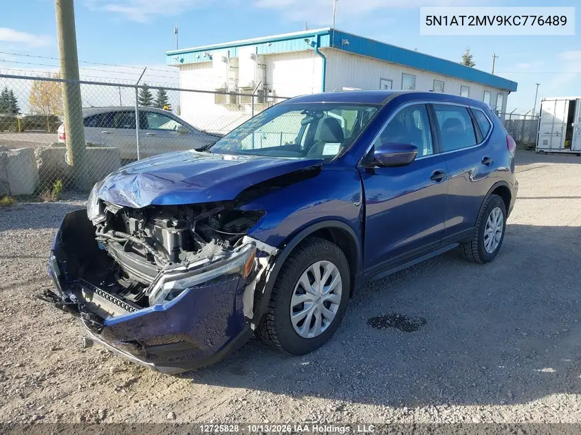 2019 NISSAN ROGUE VIN 5N1AT2MV9KC776489 — фото 2