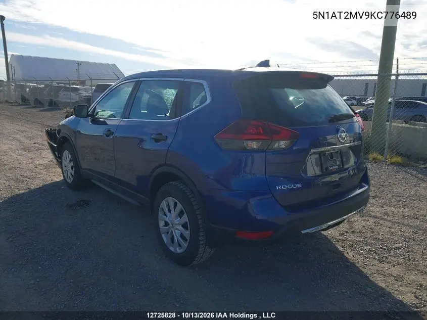 2019 NISSAN ROGUE VIN 5N1AT2MV9KC776489 — фото 3