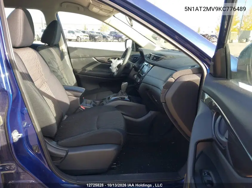 2019 NISSAN ROGUE VIN 5N1AT2MV9KC776489 — фото 5