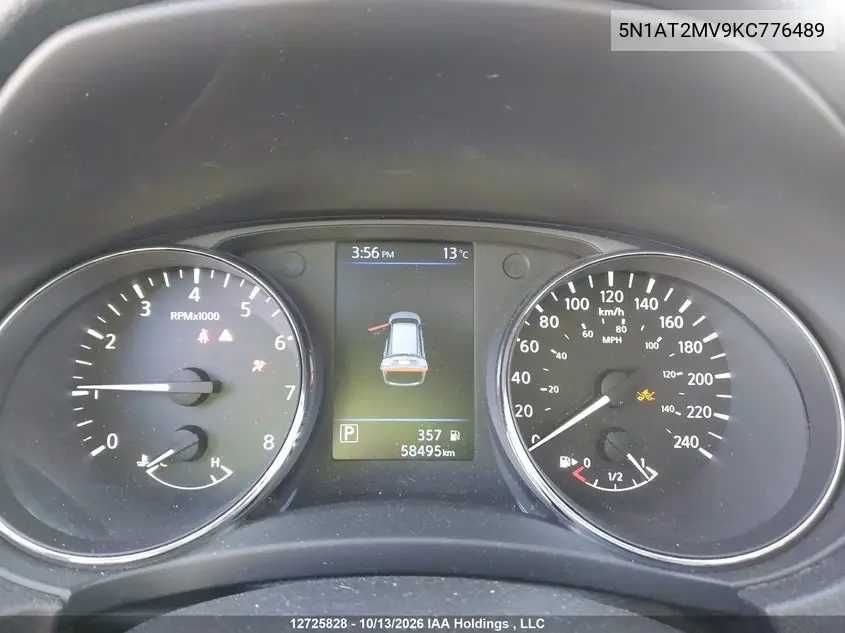 2019 NISSAN ROGUE VIN 5N1AT2MV9KC776489 — фото 7