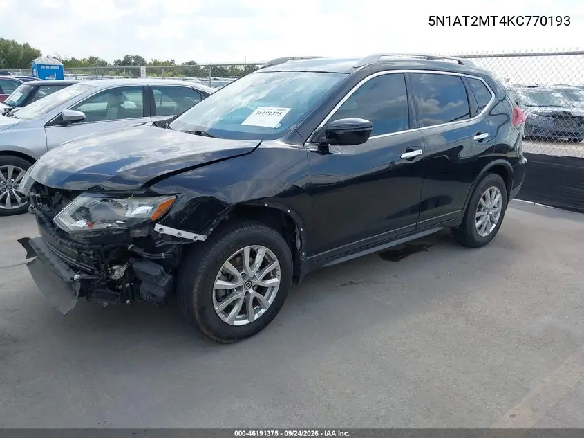 2019 NISSAN ROGUE VIN 5N1AT2MT4KC770193 — фото 2