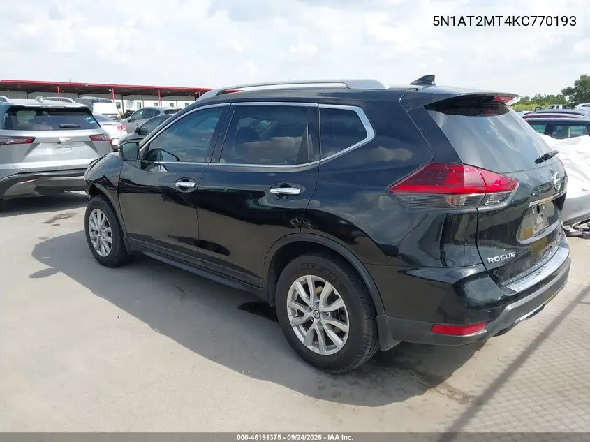 2019 NISSAN ROGUE VIN 5N1AT2MT4KC770193 — фото 3