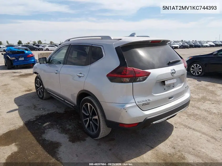2019 NISSAN ROGUE VIN 5N1AT2MV1KC744393 — фото 3