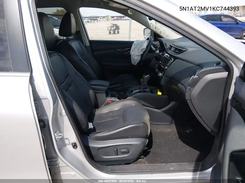 2019 NISSAN ROGUE VIN 5N1AT2MV1KC744393 — фото 5