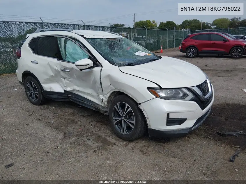NISSAN ROGUE 2019, VIN 5N1AT2MT8KC796022