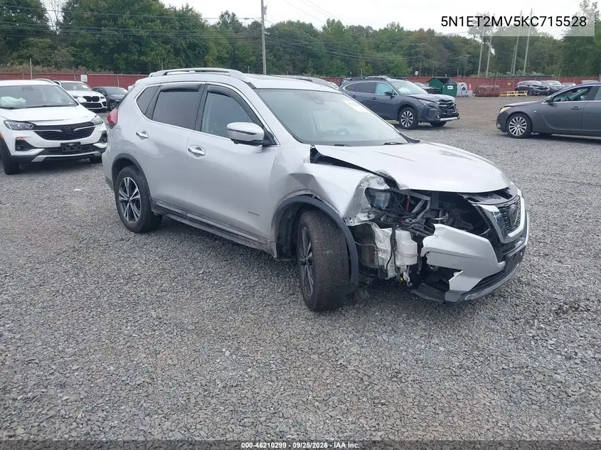 NISSAN ROGUE 2019, VIN 5N1ET2MV5KC715528