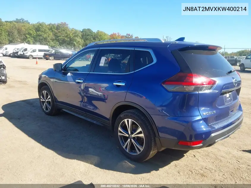 2019 NISSAN ROGUE VIN JN8AT2MVXKW400214 — фото 3