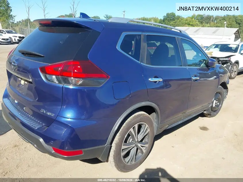2019 NISSAN ROGUE VIN JN8AT2MVXKW400214 — фото 4