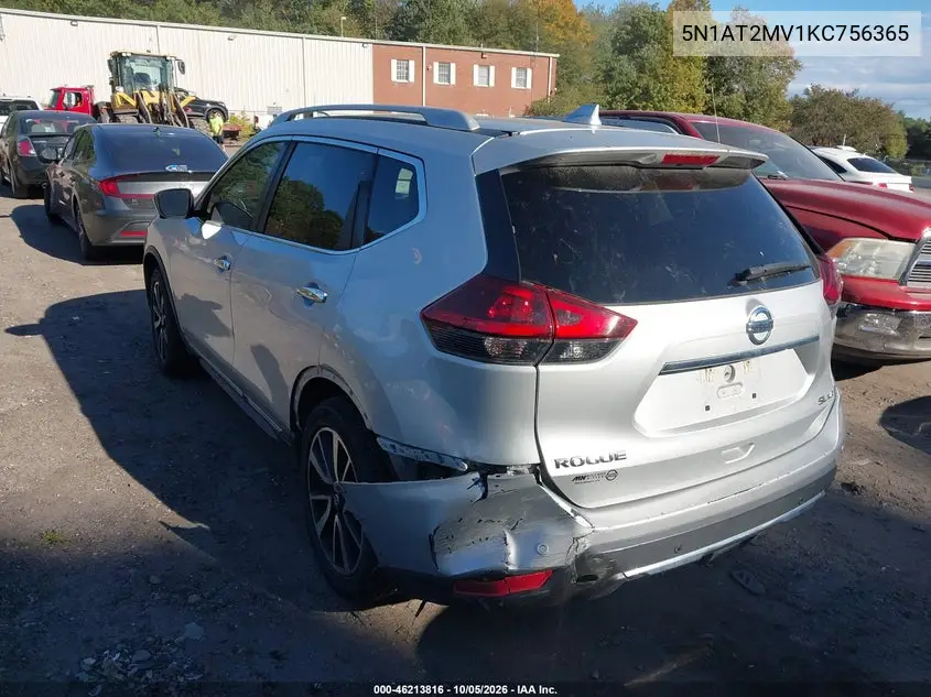 2019 NISSAN ROGUE VIN 5N1AT2MV1KC756365 — фото 3