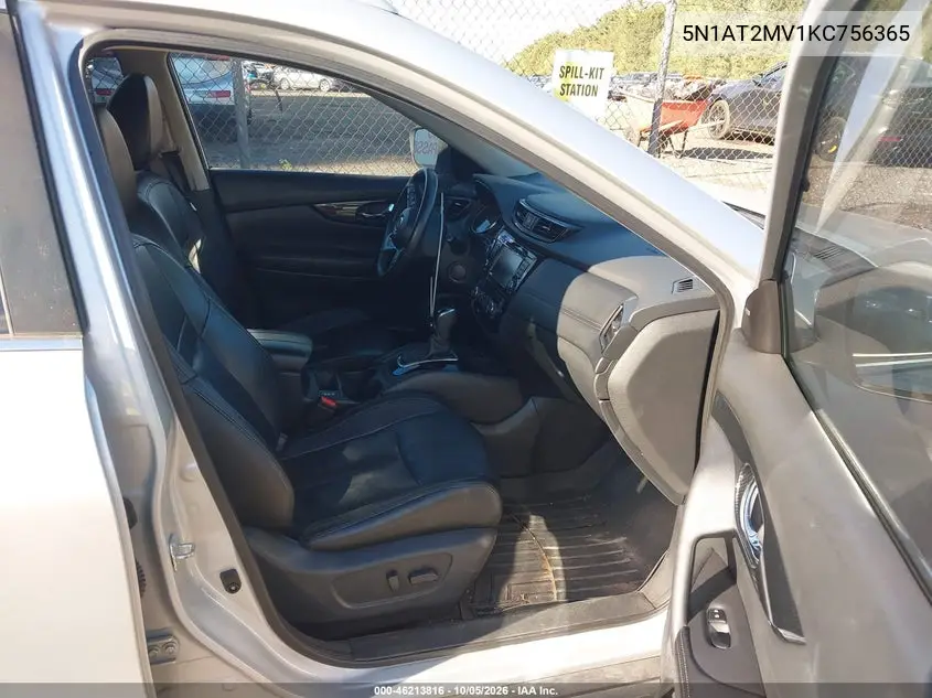 2019 NISSAN ROGUE VIN 5N1AT2MV1KC756365 — фото 5