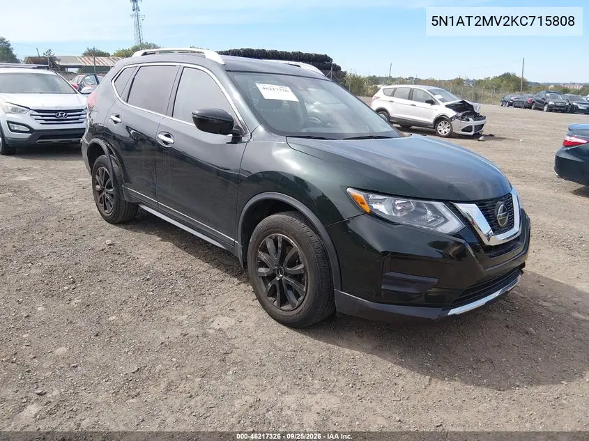 NISSAN ROGUE 2019, VIN 5N1AT2MV2KC715808