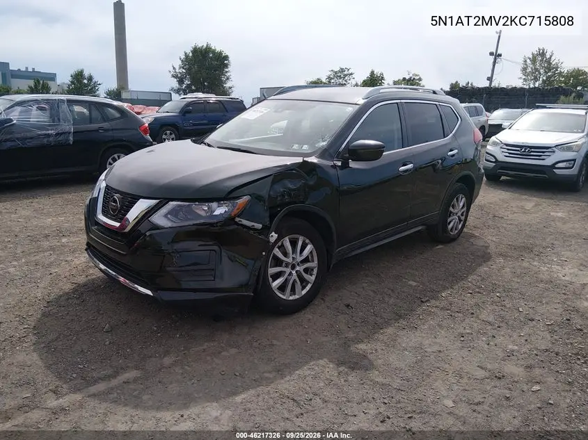 2019 NISSAN ROGUE VIN 5N1AT2MV2KC715808 — фото 2