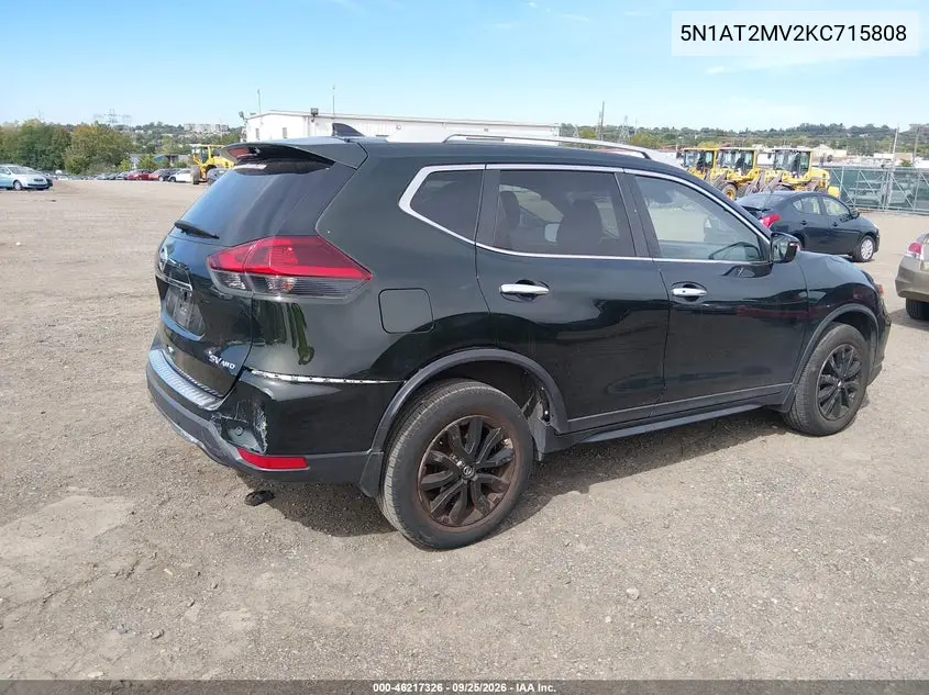 2019 NISSAN ROGUE VIN 5N1AT2MV2KC715808 — фото 4