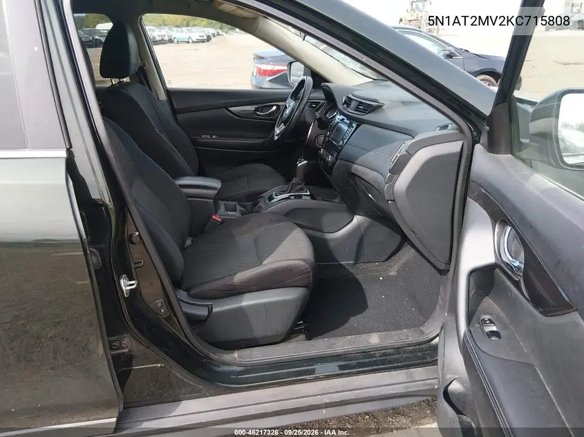 2019 NISSAN ROGUE VIN 5N1AT2MV2KC715808 — фото 5
