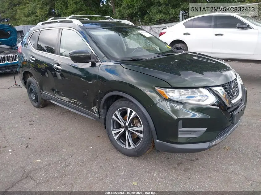NISSAN ROGUE 2019, VIN 5N1AT2MV5KC832413
