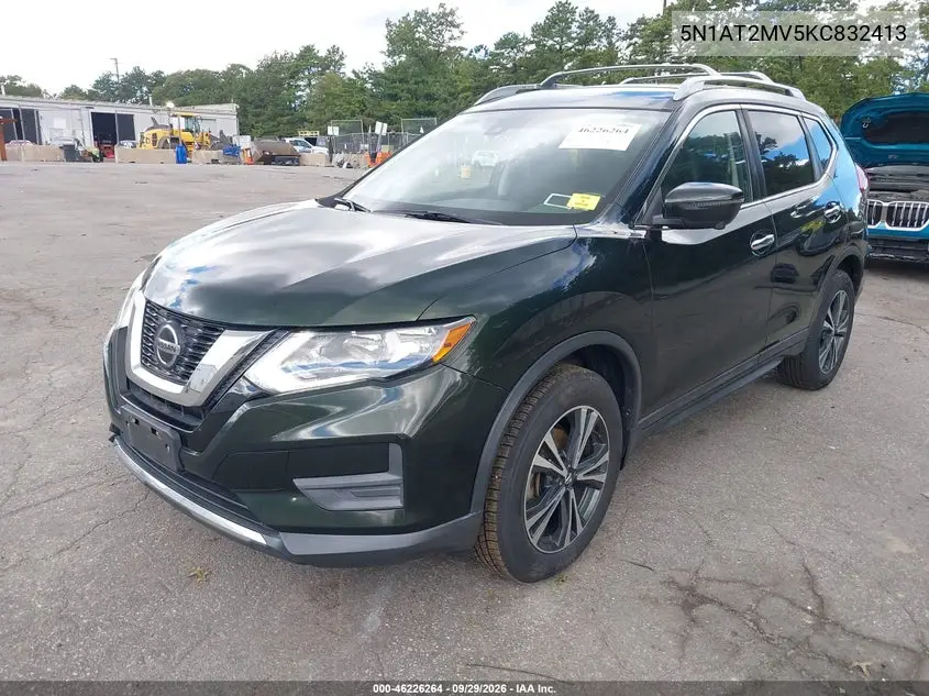 2019 NISSAN ROGUE VIN 5N1AT2MV5KC832413 — фото 2