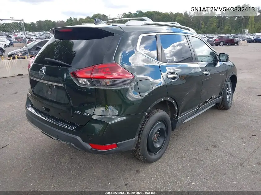 2019 NISSAN ROGUE VIN 5N1AT2MV5KC832413 — фото 4