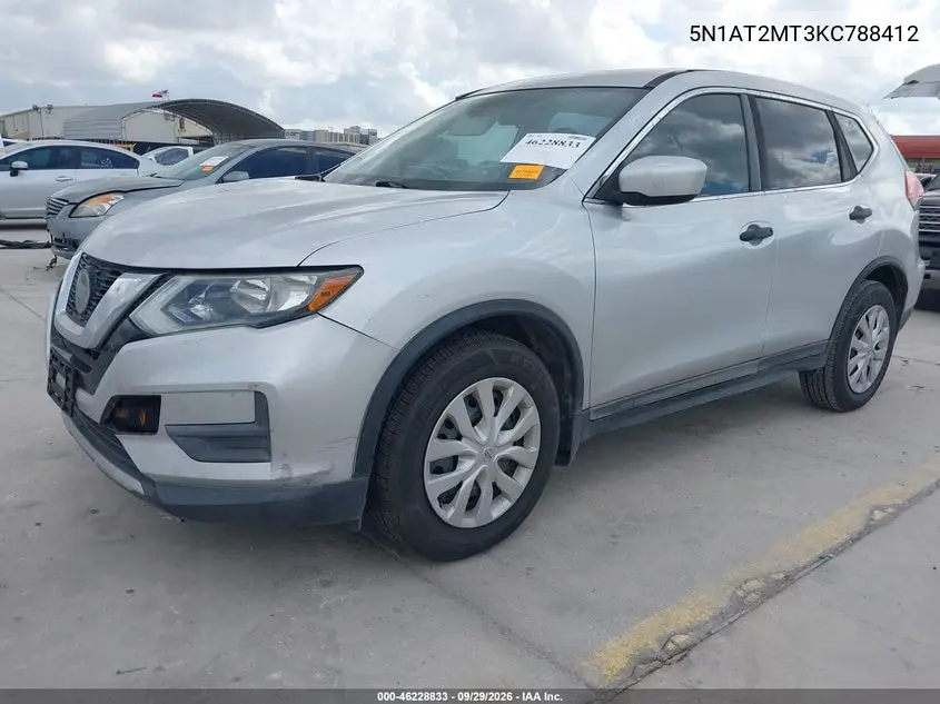 2019 NISSAN ROGUE VIN 5N1AT2MT3KC788412 — фото 2