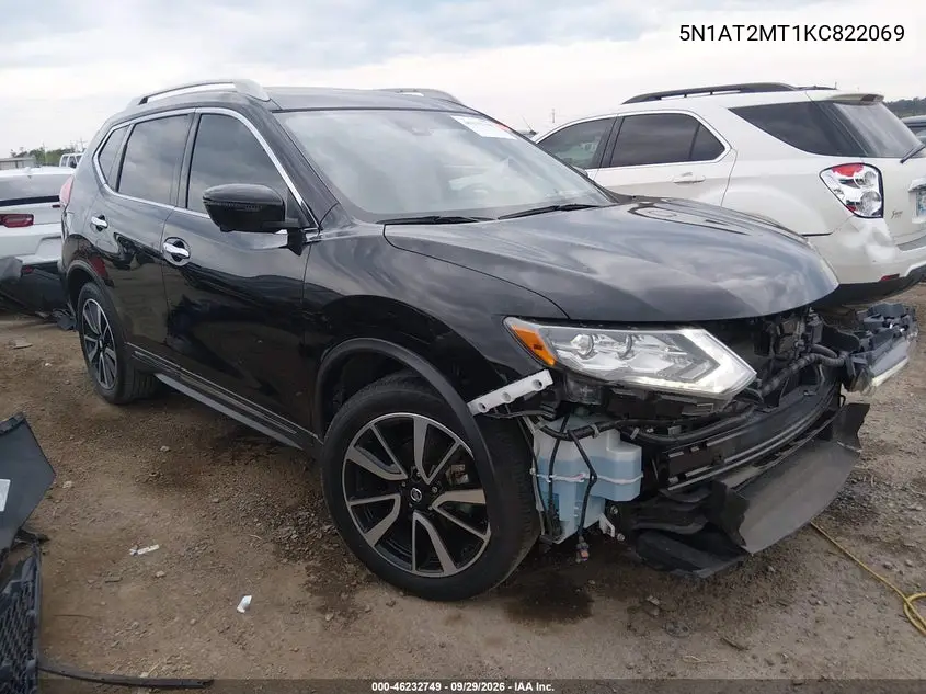 NISSAN ROGUE 2019, VIN 5N1AT2MT1KC822069
