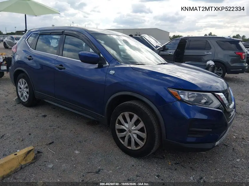 NISSAN ROGUE 2019, VIN KNMAT2MTXKP522334