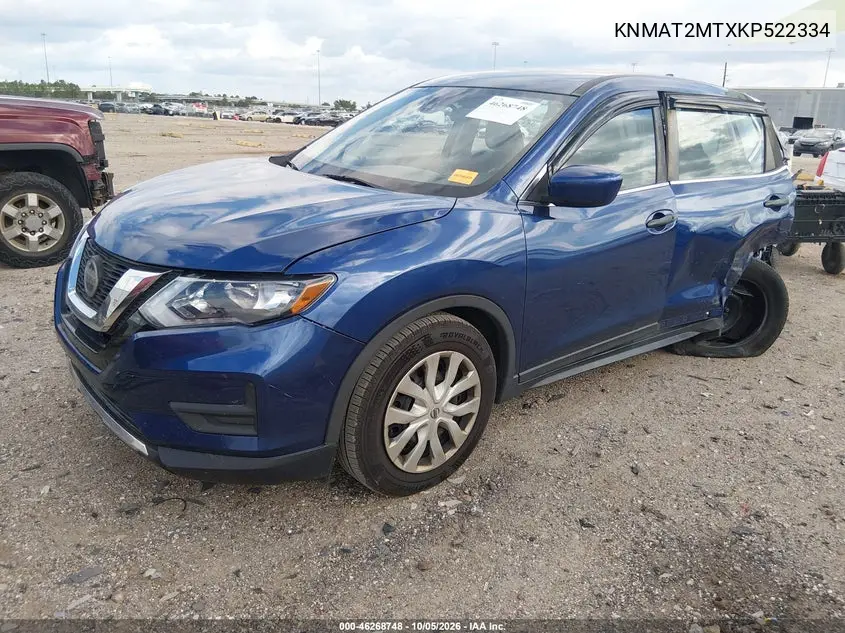 2019 NISSAN ROGUE VIN KNMAT2MTXKP522334 — фото 2