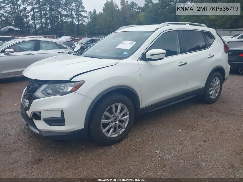 2019 NISSAN ROGUE VIN KNMAT2MT7KP535719 — фото 2