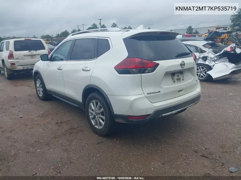 2019 NISSAN ROGUE VIN KNMAT2MT7KP535719 — фото 3