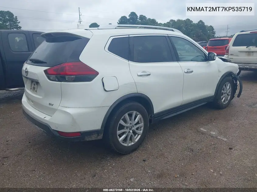 2019 NISSAN ROGUE VIN KNMAT2MT7KP535719 — фото 4