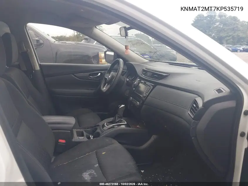 2019 NISSAN ROGUE VIN KNMAT2MT7KP535719 — фото 5