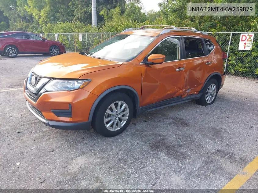 2019 NISSAN ROGUE VIN JN8AT2MT4KW259879 — фото 2