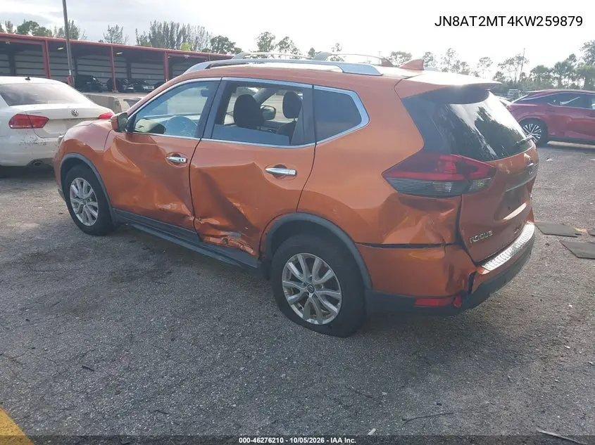 2019 NISSAN ROGUE VIN JN8AT2MT4KW259879 — фото 3
