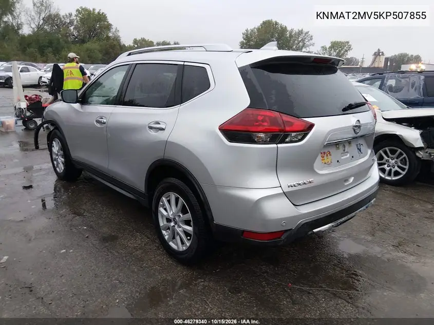 2019 NISSAN ROGUE VIN KNMAT2MV5KP507855 — фото 3