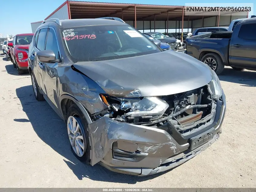 NISSAN ROGUE 2019, VIN KNMAT2MT2KP560253