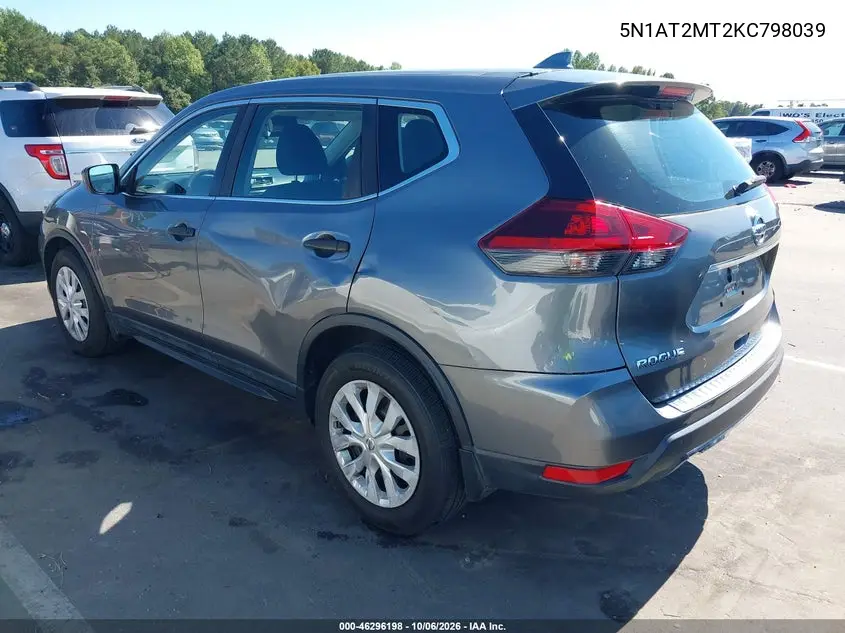 2019 NISSAN ROGUE VIN 5N1AT2MT2KC798039 — фото 3