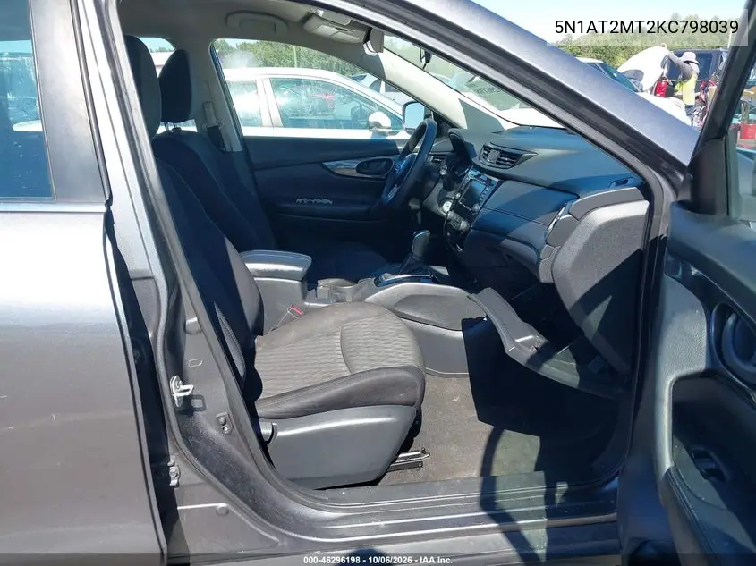 2019 NISSAN ROGUE VIN 5N1AT2MT2KC798039 — фото 5