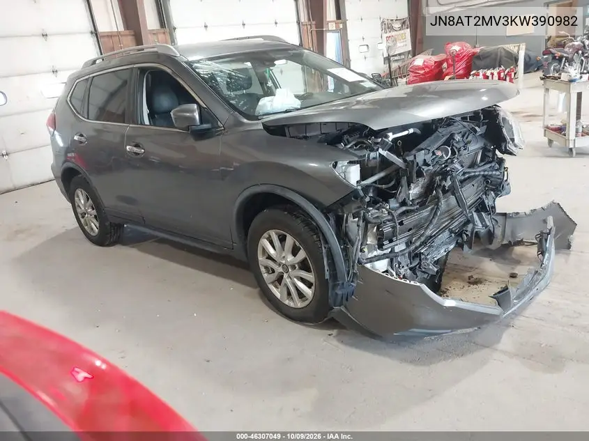 NISSAN ROGUE 2019, VIN JN8AT2MV3KW390982